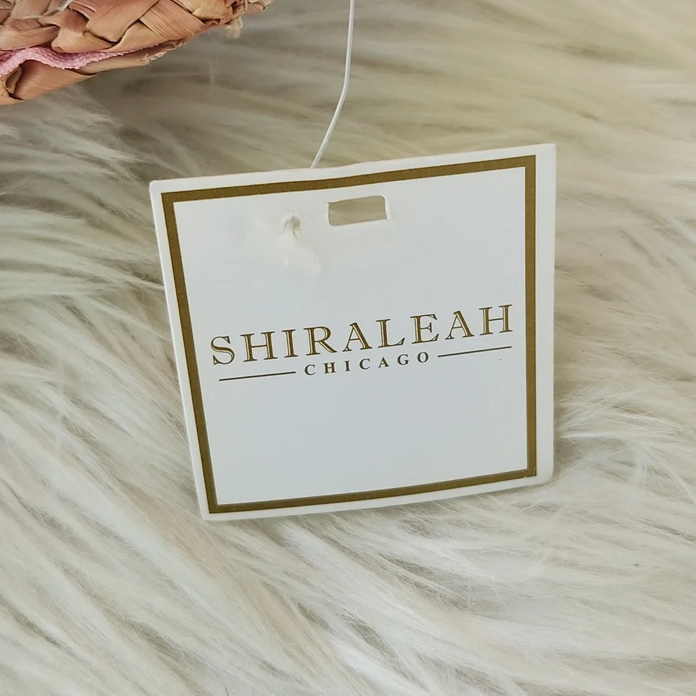 NWT SHIRALEAH FORTUNA STRAW CLUTCH - Picture 6 of 11